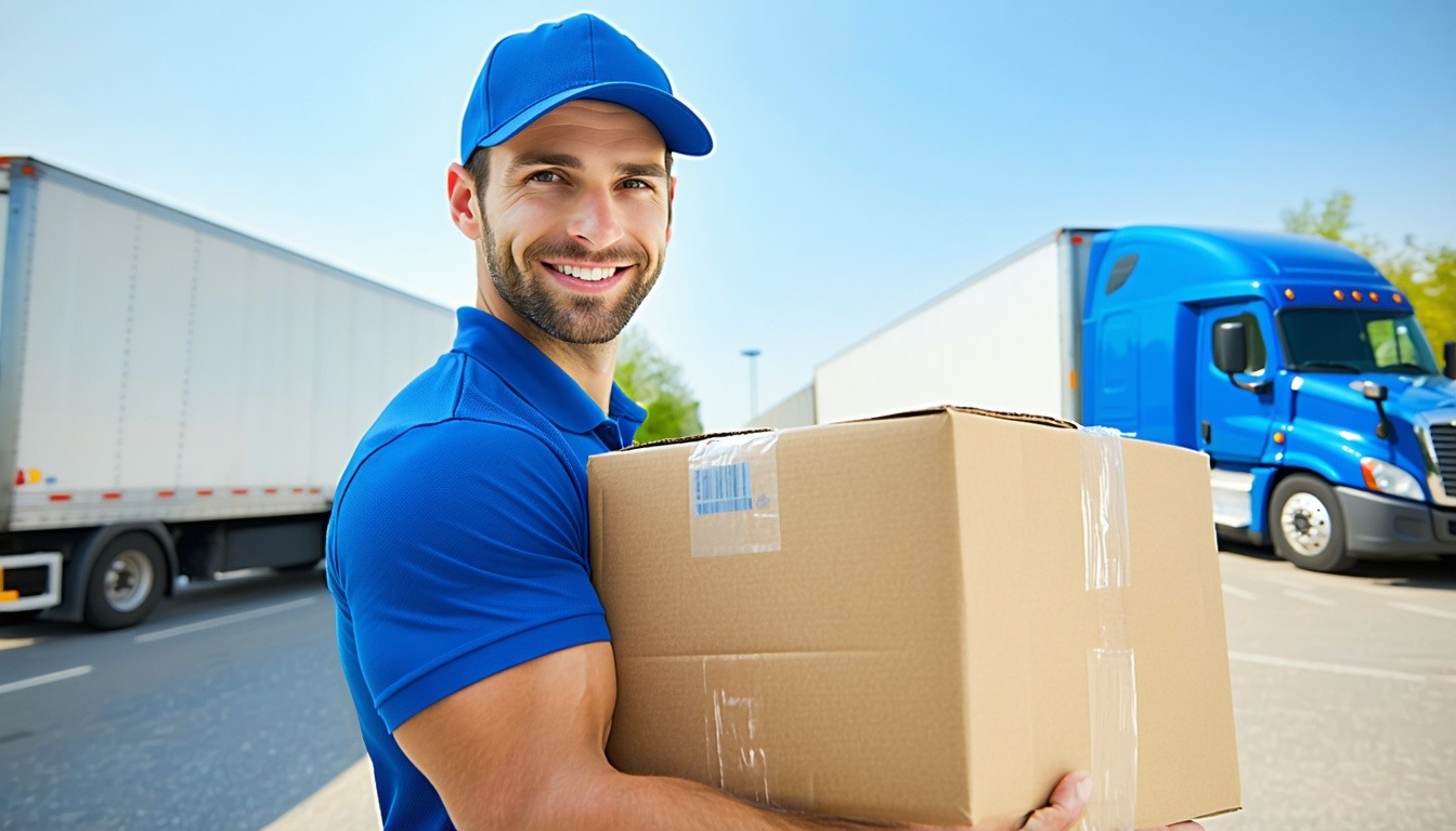 Parcel & Courier Delivery service in action.